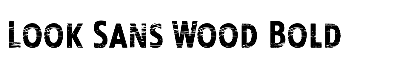 Look Sans Wood Bold